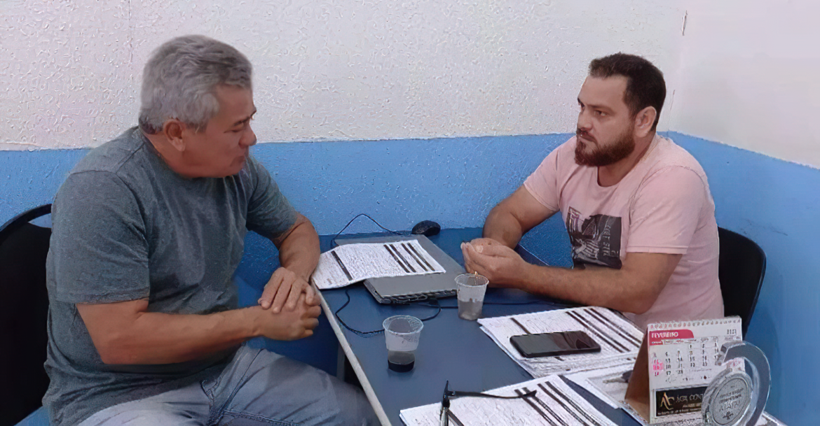 vereador Zilmar Assis, Agente de Desenvolvimento Jeferson Cavazini.